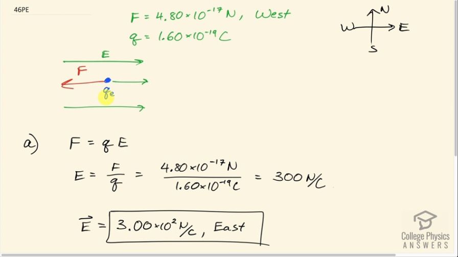 OpenStax College Physics, Chapter 18, Problem 46 (PE) video thumbnail