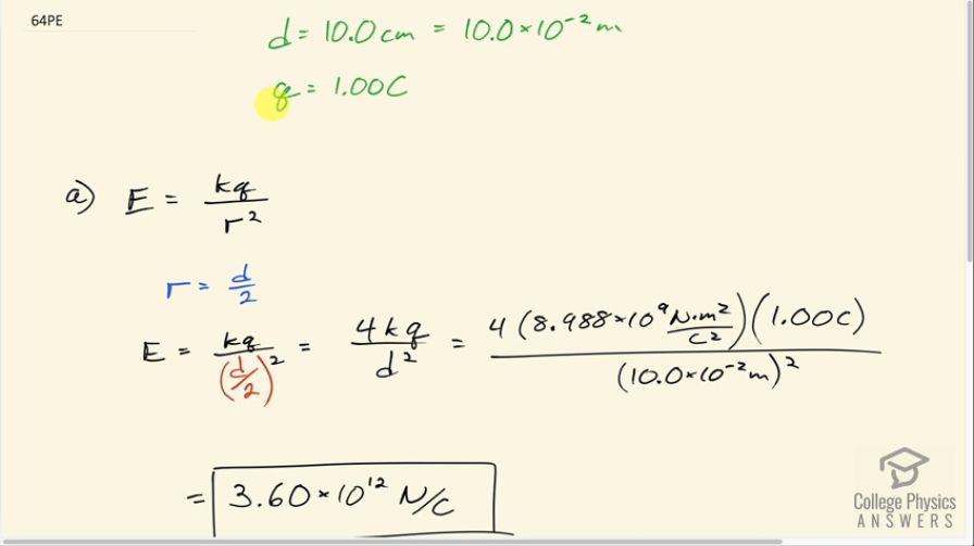 OpenStax College Physics, Chapter 18, Problem 64 (PE) video thumbnail