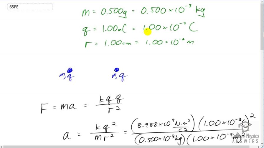 OpenStax College Physics, Chapter 18, Problem 65 (PE) video thumbnail