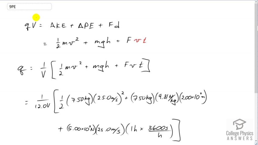 OpenStax College Physics, Chapter 19, Problem 9 (PE) video thumbnail