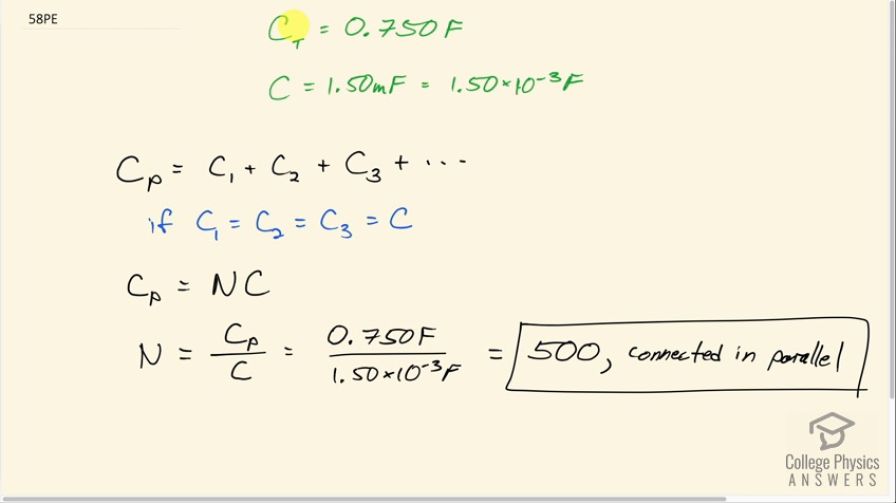 OpenStax College Physics, Chapter 19, Problem 58 (PE) video thumbnail