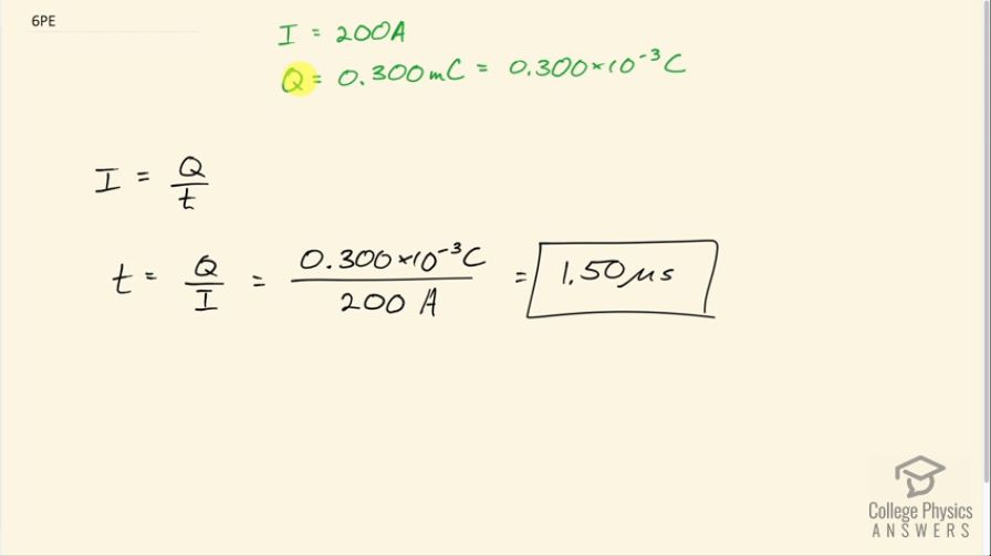 OpenStax College Physics, Chapter 20, Problem 6 (PE) video thumbnail
