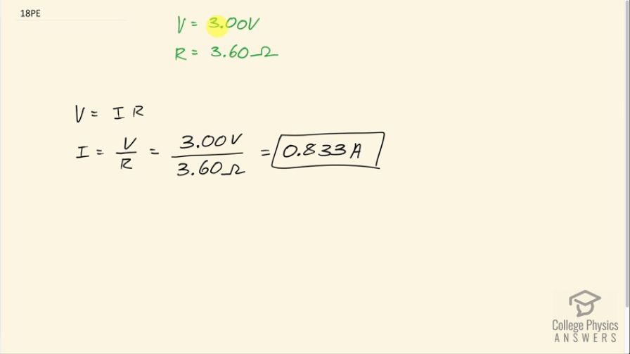 OpenStax College Physics, Chapter 20, Problem 18 (PE) video thumbnail