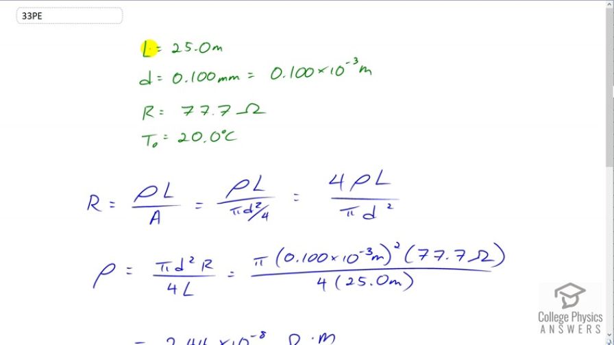 OpenStax College Physics, Chapter 20, Problem 33 (PE) video thumbnail