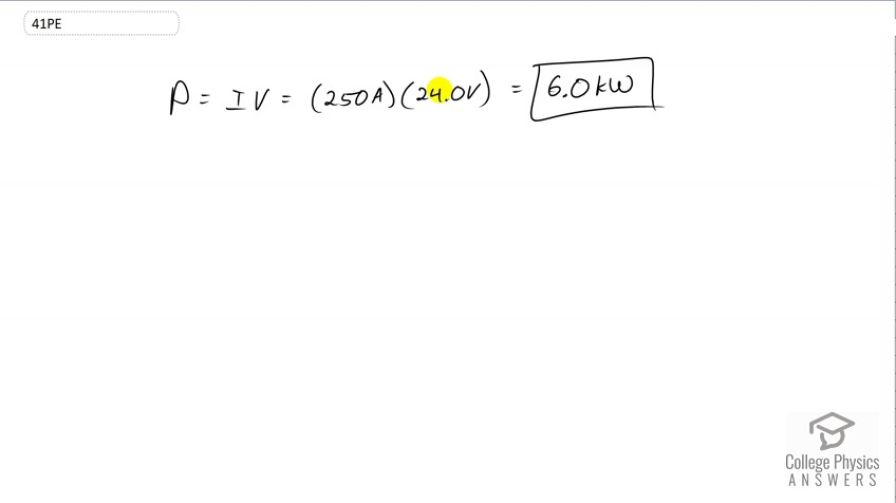 OpenStax College Physics, Chapter 20, Problem 41 (PE) video thumbnail