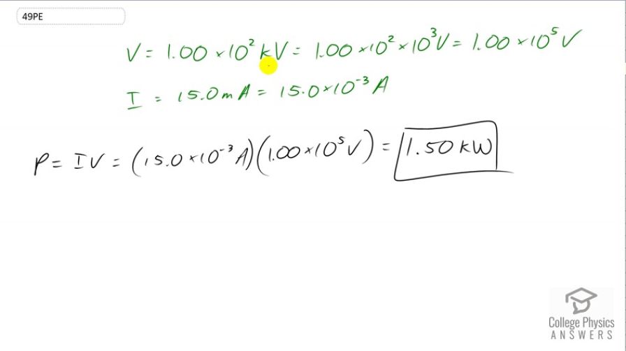 OpenStax College Physics, Chapter 20, Problem 49 (PE) video thumbnail