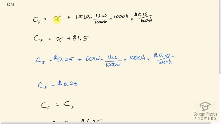 OpenStax College Physics, Chapter 20, Problem 52 (PE) video thumbnail