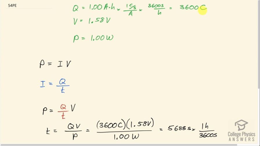 OpenStax College Physics, Chapter 20, Problem 54 (PE) video thumbnail