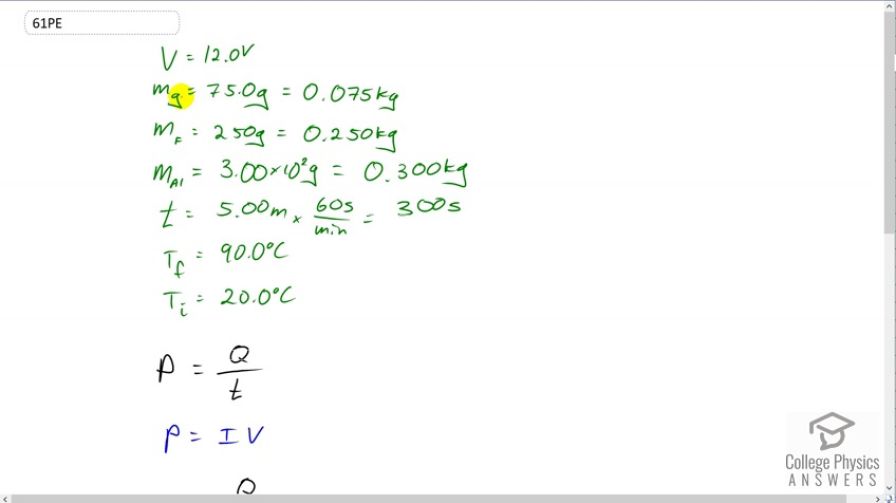 OpenStax College Physics, Chapter 20, Problem 61 (PE) video thumbnail