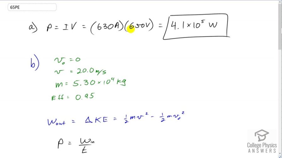 OpenStax College Physics, Chapter 20, Problem 65 (PE) video thumbnail