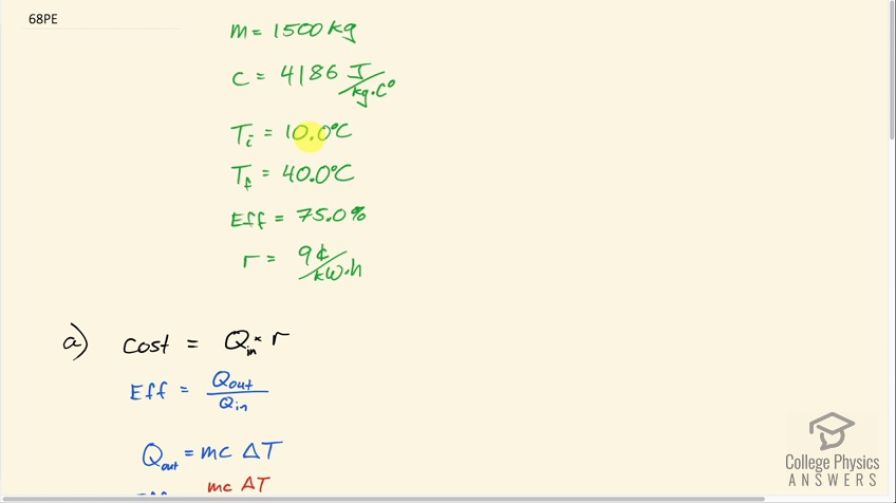 OpenStax College Physics, Chapter 20, Problem 68 (PE) video thumbnail