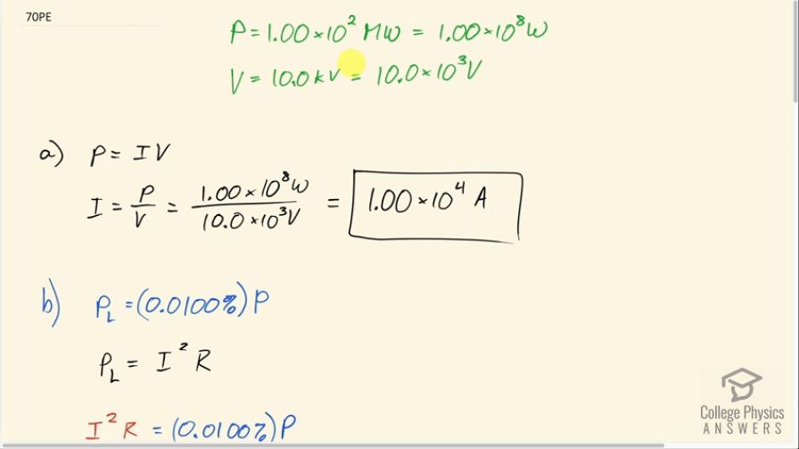 OpenStax College Physics, Chapter 20, Problem 70 (PE) video thumbnail