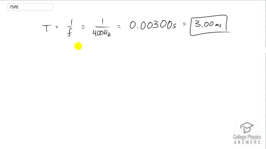 OpenStax College Physics, Chapter 20, Problem 75 (PE) video thumbnail