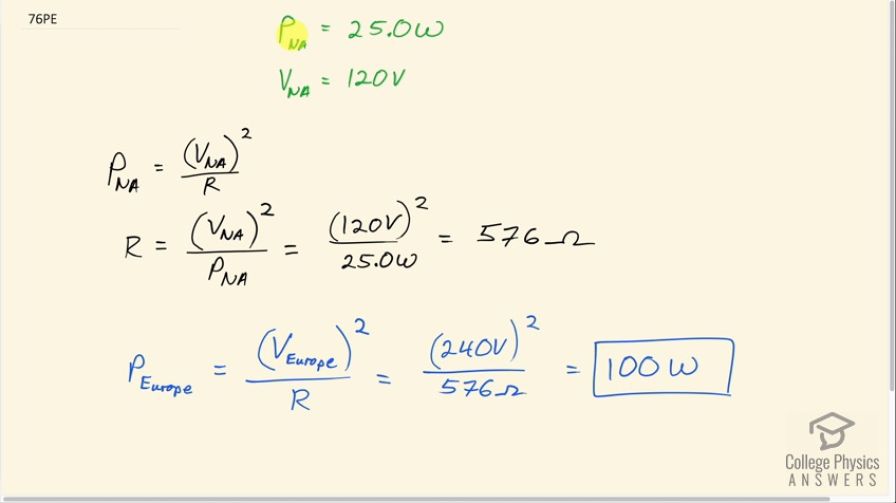 OpenStax College Physics, Chapter 20, Problem 76 (PE) video thumbnail