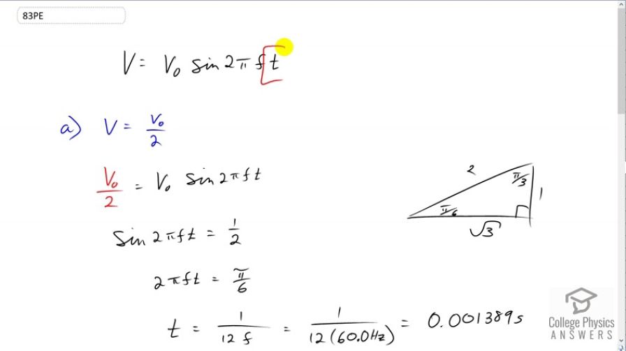 OpenStax College Physics, Chapter 20, Problem 83 (PE) video thumbnail