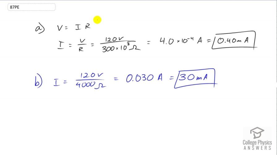 OpenStax College Physics, Chapter 20, Problem 87 (PE) video thumbnail