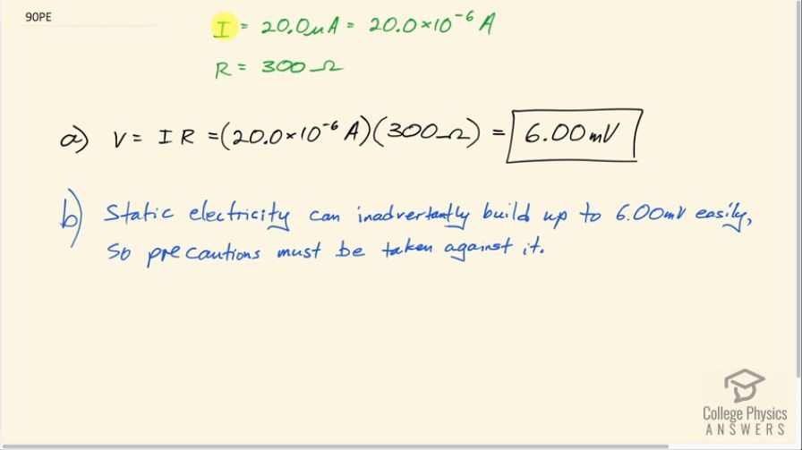 OpenStax College Physics, Chapter 20, Problem 90 (PE) video thumbnail