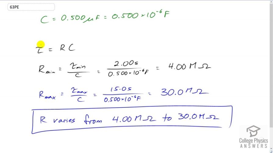 OpenStax College Physics, Chapter 21, Problem 63 (PE) video thumbnail