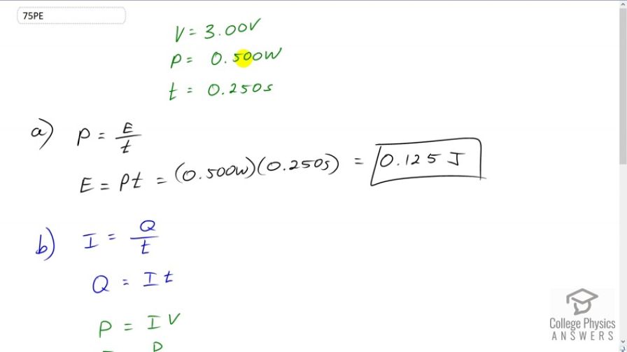 OpenStax College Physics, Chapter 21, Problem 75 (PE) video thumbnail