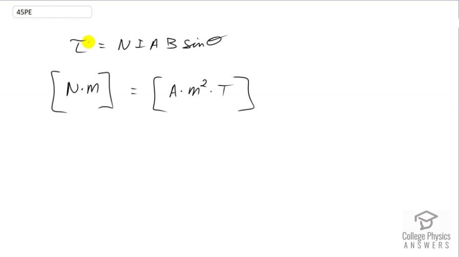 OpenStax College Physics, Chapter 22, Problem 45 (PE) video thumbnail