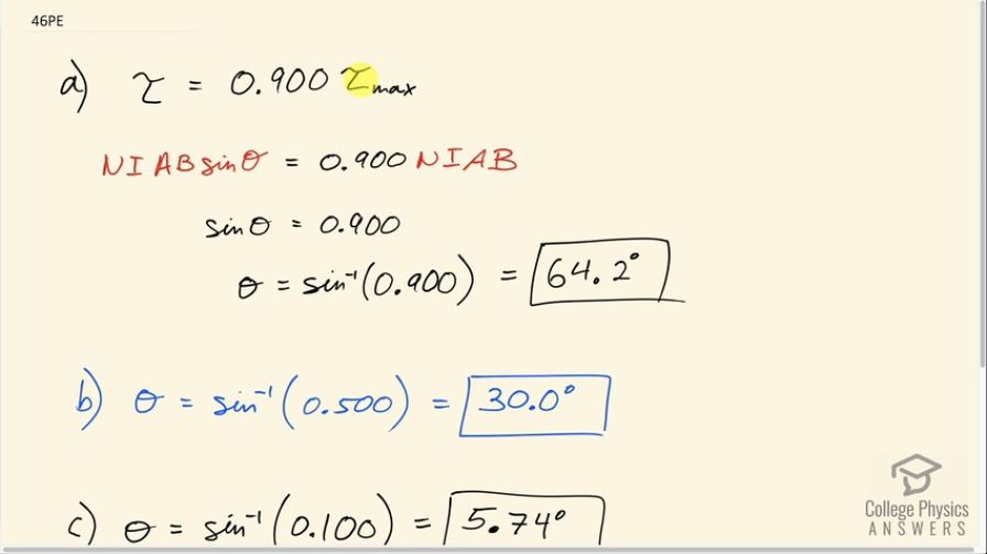 OpenStax College Physics, Chapter 22, Problem 46 (PE) video thumbnail