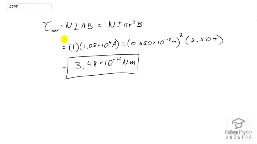 OpenStax College Physics, Chapter 22, Problem 47 (PE) video thumbnail