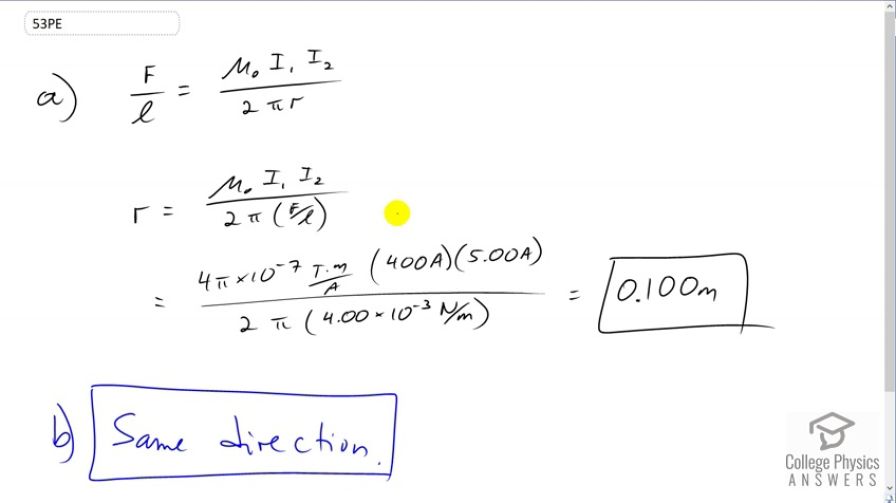 OpenStax College Physics, Chapter 22, Problem 53 (PE) video thumbnail