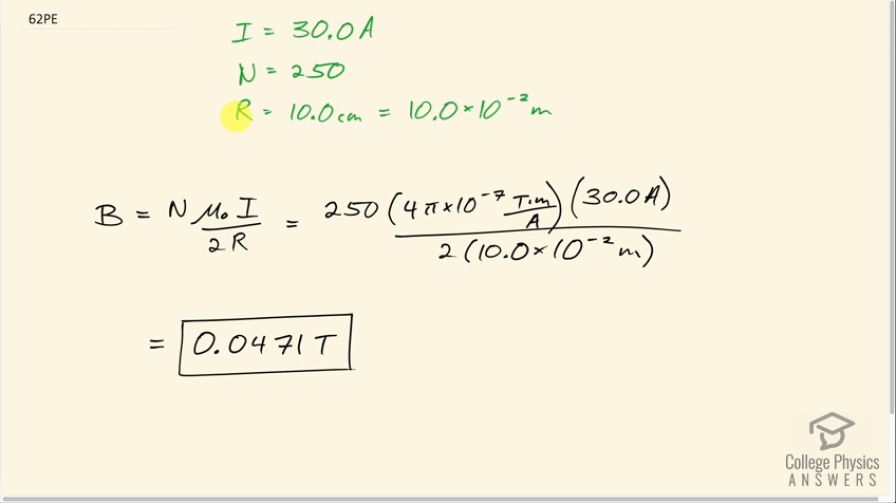 OpenStax College Physics, Chapter 22, Problem 62 (PE) video thumbnail