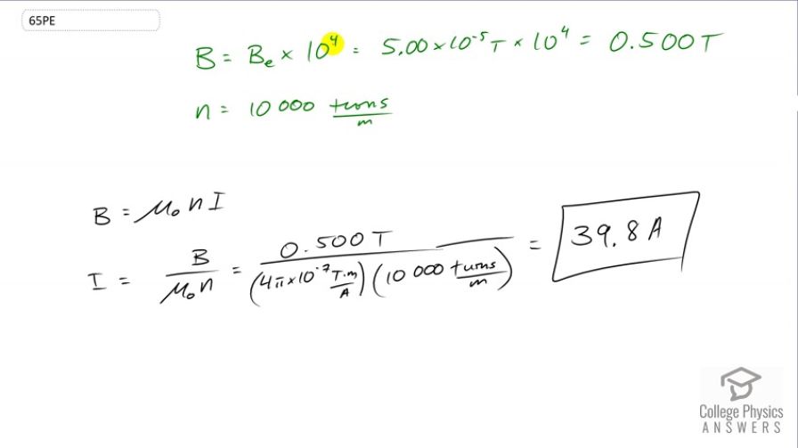 OpenStax College Physics, Chapter 22, Problem 65 (PE) video thumbnail