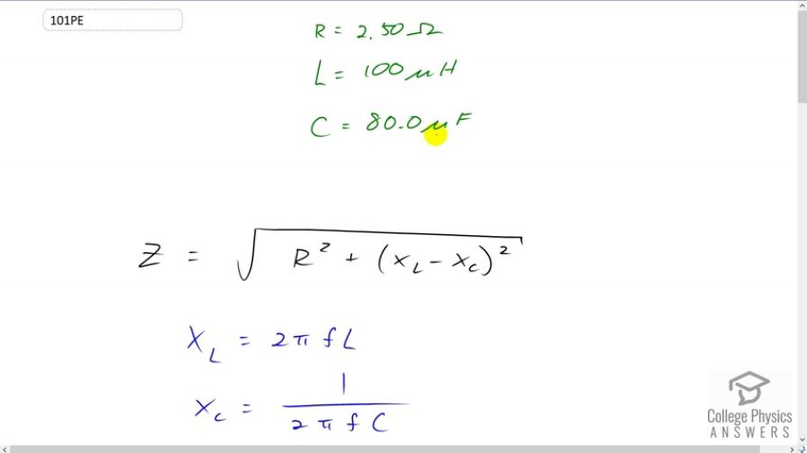 OpenStax College Physics, Chapter 23, Problem 101 (PE) video thumbnail