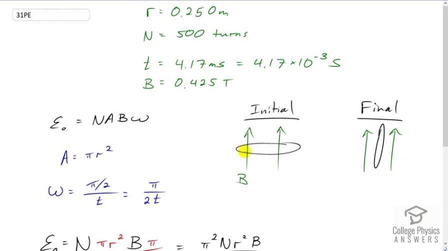 OpenStax College Physics, Chapter 23, Problem 31 (PE) video thumbnail