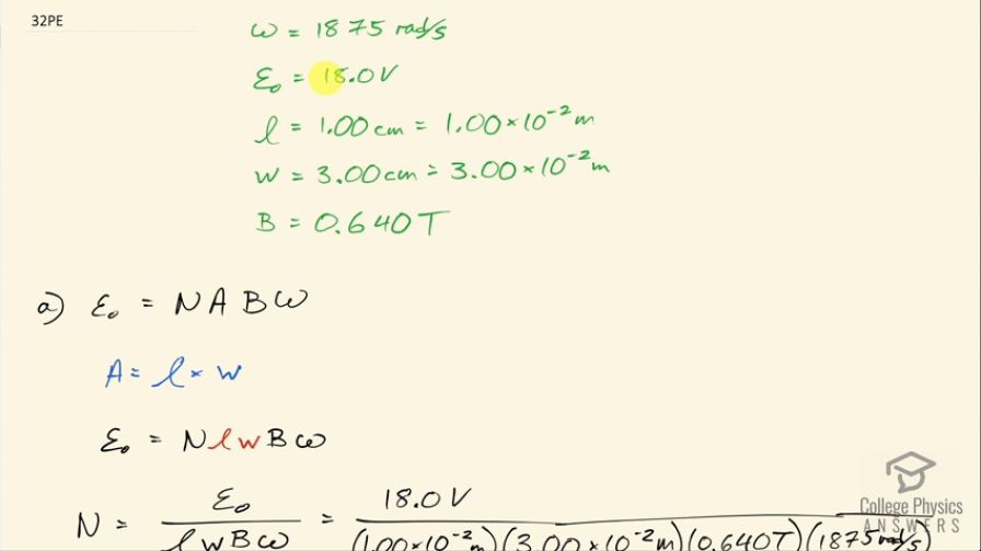 OpenStax College Physics, Chapter 23, Problem 32 (PE) video thumbnail