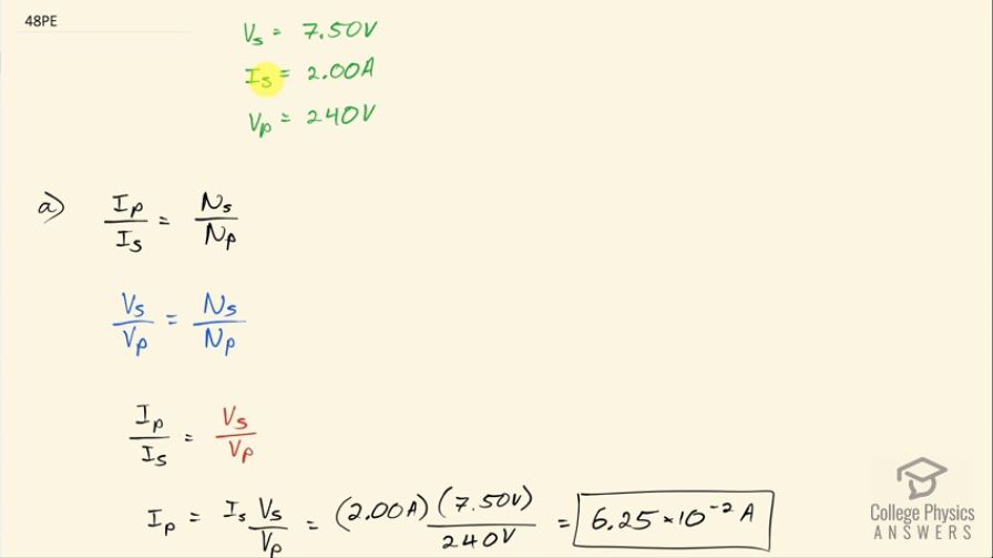 OpenStax College Physics, Chapter 23, Problem 48 (PE) video thumbnail