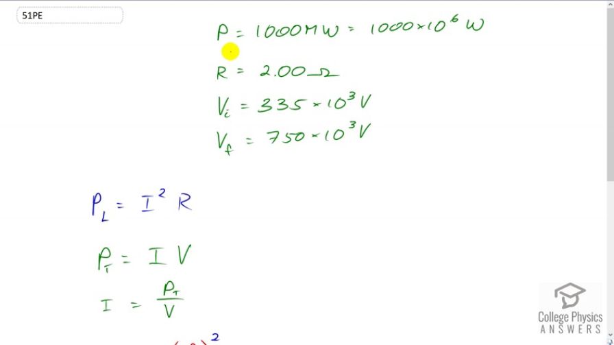 OpenStax College Physics, Chapter 23, Problem 51 (PE) video thumbnail