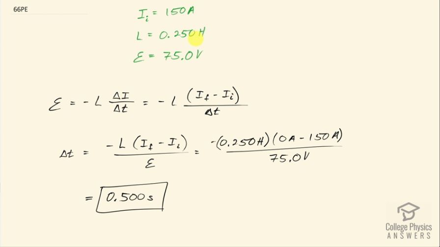 OpenStax College Physics, Chapter 23, Problem 66 (PE) video thumbnail