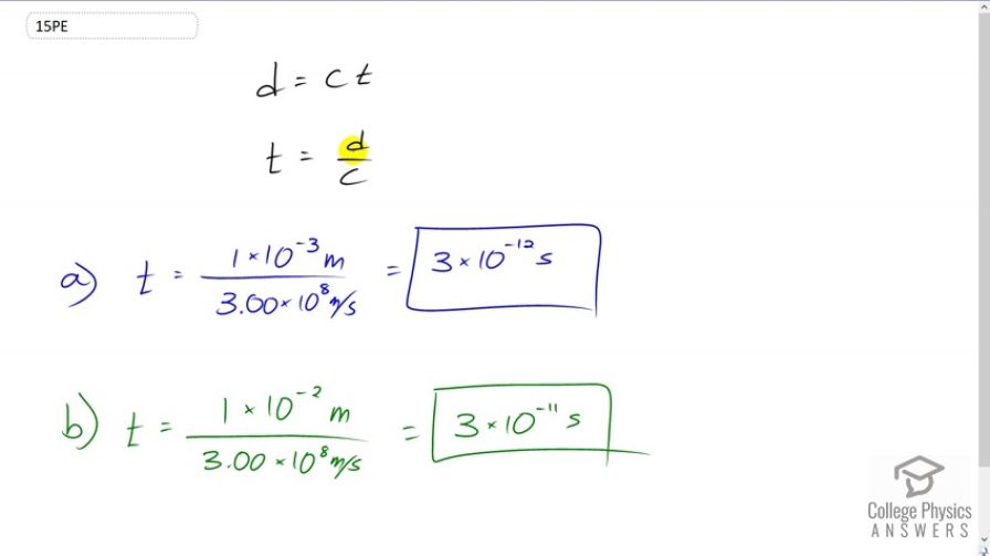 OpenStax College Physics, Chapter 24, Problem 15 (PE) video thumbnail