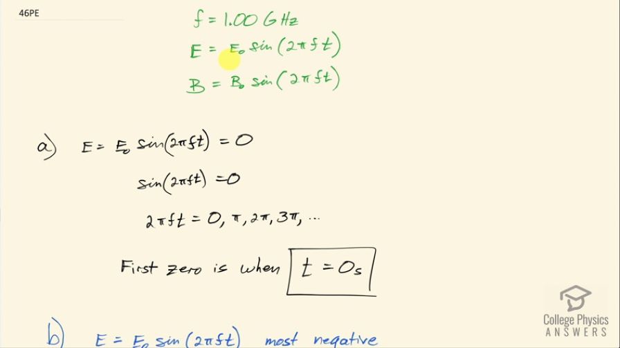 OpenStax College Physics, Chapter 24, Problem 46 (PE) video thumbnail