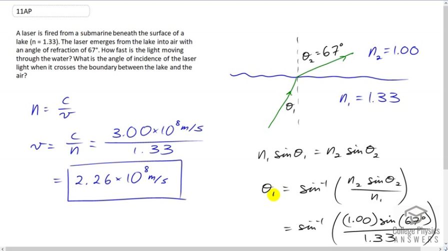 OpenStax College Physics, Chapter 25, Problem 11 (AP) video thumbnail