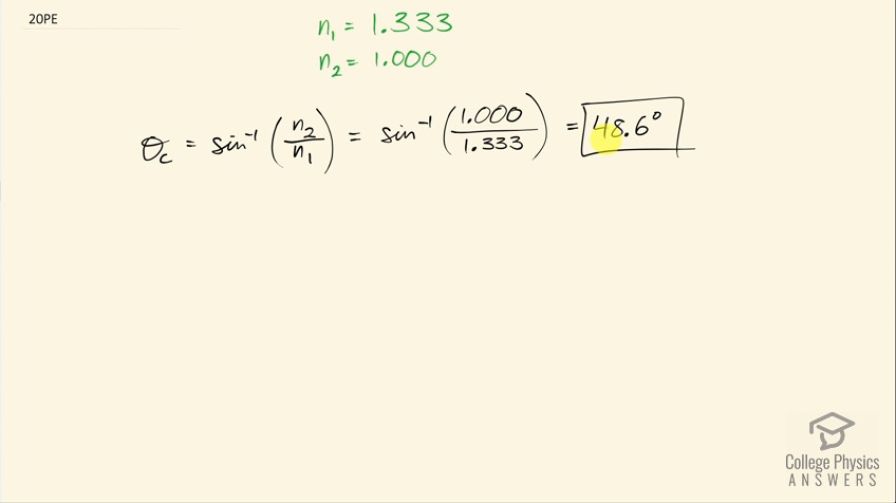 OpenStax College Physics, Chapter 25, Problem 20 (PE) video thumbnail