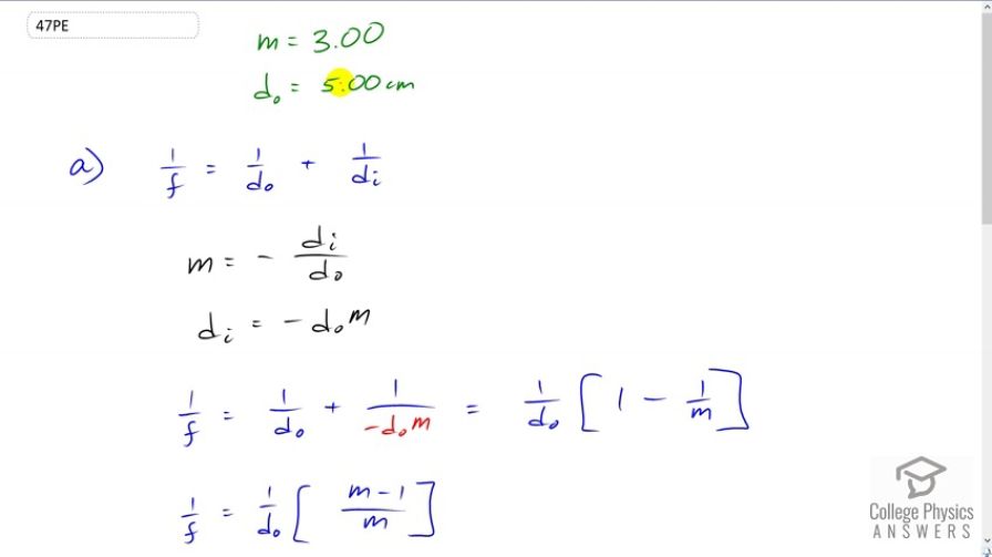 OpenStax College Physics, Chapter 25, Problem 47 (PE) video thumbnail