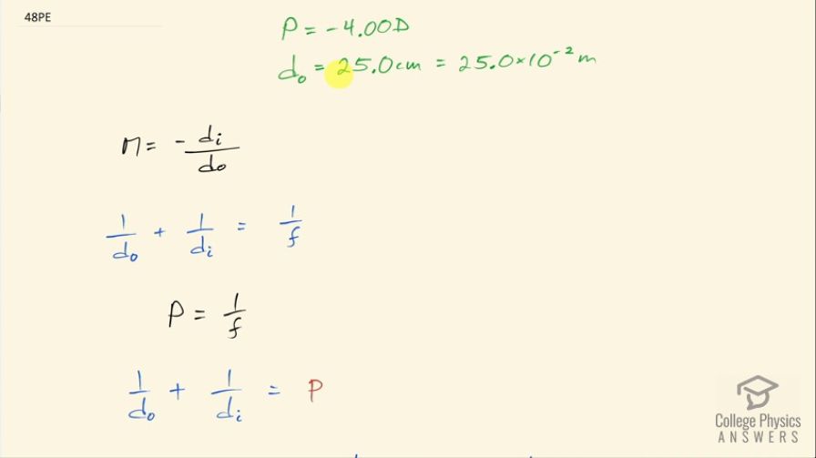 OpenStax College Physics, Chapter 25, Problem 48 (PE) video thumbnail