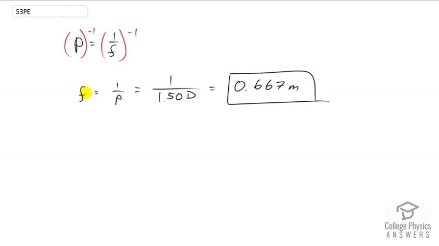 OpenStax College Physics, Chapter 25, Problem 53 (PE) video thumbnail