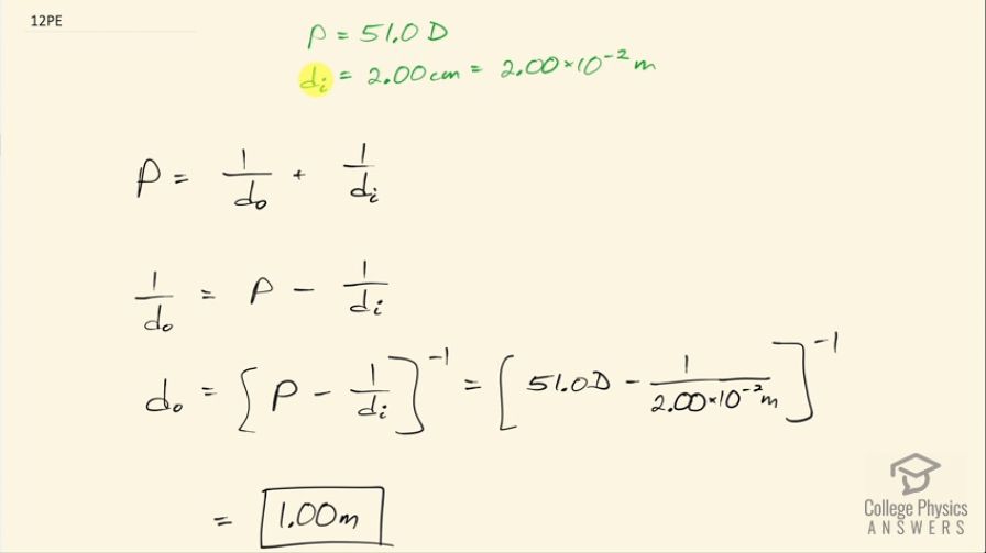 OpenStax College Physics, Chapter 26, Problem 12 (PE) video thumbnail