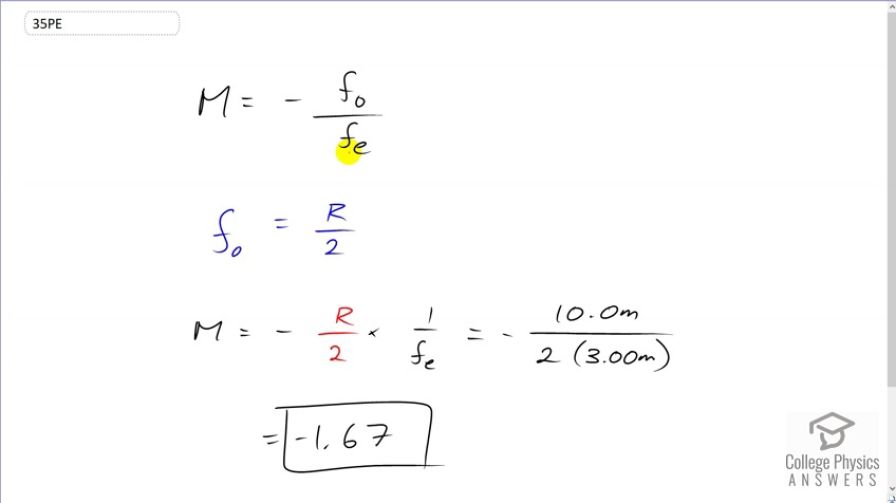 OpenStax College Physics, Chapter 26, Problem 35 (PE) video thumbnail