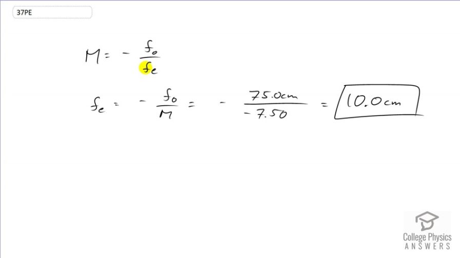 OpenStax College Physics, Chapter 26, Problem 37 (PE) video thumbnail