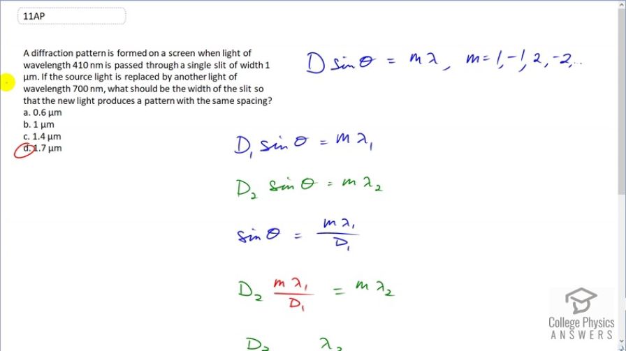 OpenStax College Physics, Chapter 27, Problem 11 (AP) video thumbnail