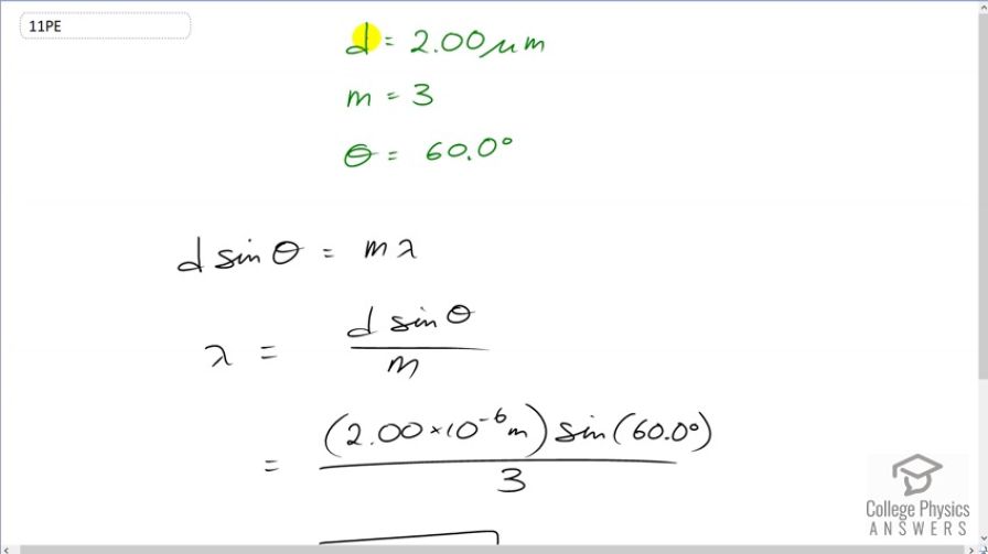 OpenStax College Physics, Chapter 27, Problem 11 (PE) video thumbnail