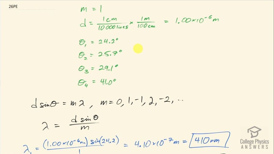 OpenStax College Physics, Chapter 27, Problem 26 (PE) video thumbnail