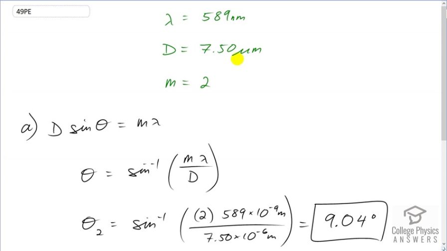 OpenStax College Physics, Chapter 27, Problem 49 (PE) video thumbnail