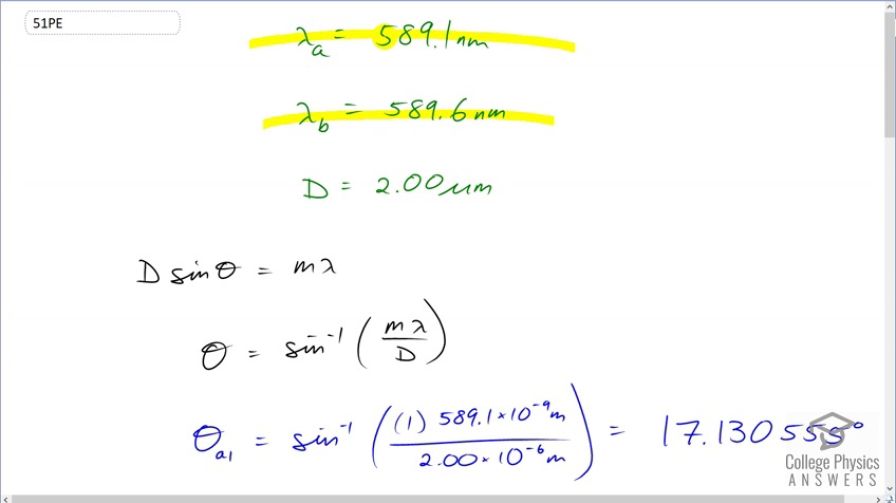 OpenStax College Physics, Chapter 27, Problem 51 (PE) video thumbnail